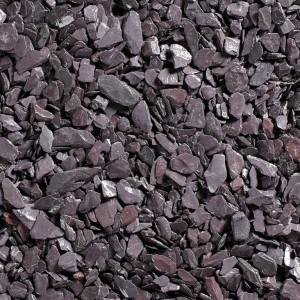 Plum Slate Chippings 20mm - Bulk Bag