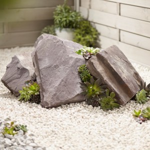 Plum Slate Rockery Stone: 80 Pieces