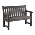 Darwin Dark Grey 2 Seater Garden Bench