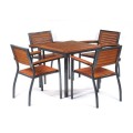 Dorset 75cm Square Patio Dining Set with Armchairs
