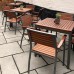 Dorset 75cm Square Patio Dining Set with Armchairs