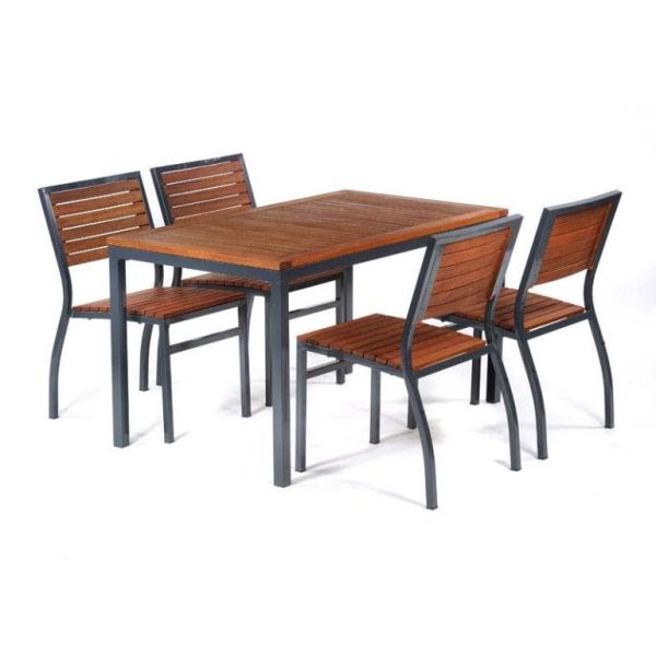 Dorset Hardwood Rectangular Dining Set