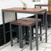 Dorset Rectangular Table and Bar Stool Set