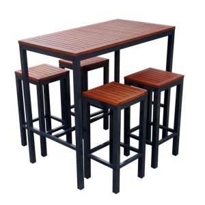 Dorset Rectangular Table and Bar Stool Set