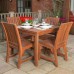 Devon 4 Seat Square Patio Dining Set