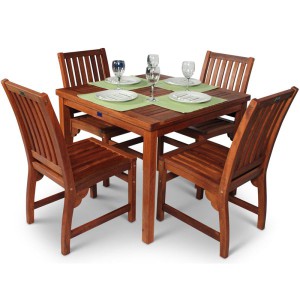 Devon 4 Seat Square Patio Dining Set