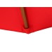 2.5m Wood Pulley Parasol - Red