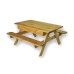 Children's Sandpit And Picnic Table