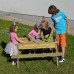 Children's Sandpit And Picnic Table