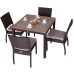 Andreas Square Rattan Dining Set - 4 Seater