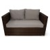 Denby 4 Seat Rattan Patio Sofa Set