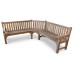 Queensbury Teak Corner Garden Bench (Fully Assembled)