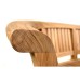 Windsor Teak 3 Seater Curved Bench (Fully Assembled)