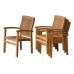 Harston Teak Patio Stacking Armchair