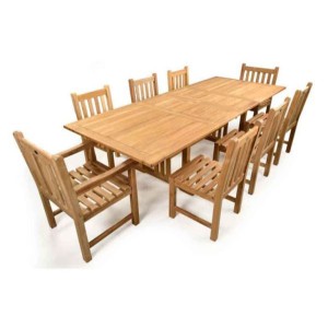 Berrington Extending Dining Set - 8 Seater