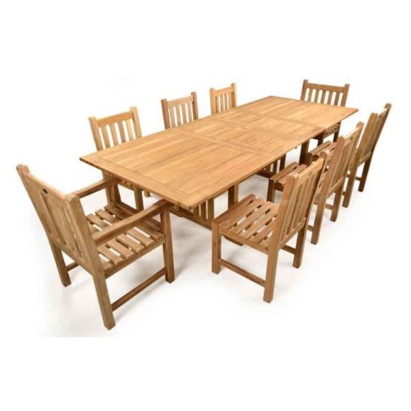 Berrington Extending Dining Set - 8 Seater