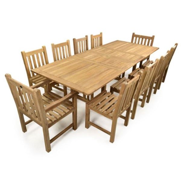 Berrington Extending Dining Set - 10 Seater