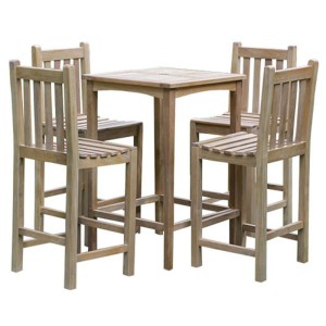 Warwick Bar Table Set - Teak