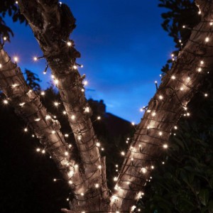 LED Multifunction Fit & Forget String Lights With Timer - White