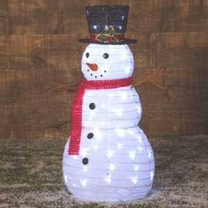 LED Pop-Up-Snowman (90cm)