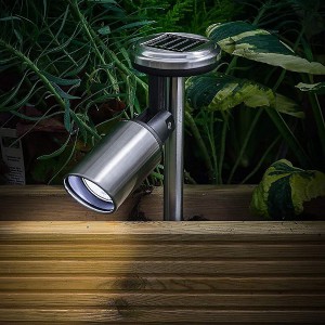 Solar Stainless Steel Spotlight