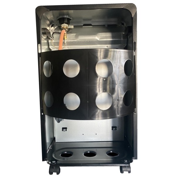 Blue top flame heater