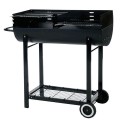 Half Barrel Charcoal Barbecue