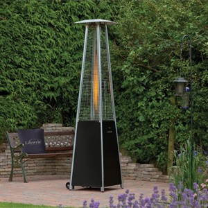Tahiti II Flame Patio Heater - Black