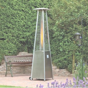 Tahiti II Flame Patio Heater - Stainless Steel