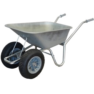 County Carrier Twin Wheel Wheelbarrow