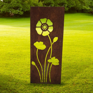 Poppy Decorative Garden Screen