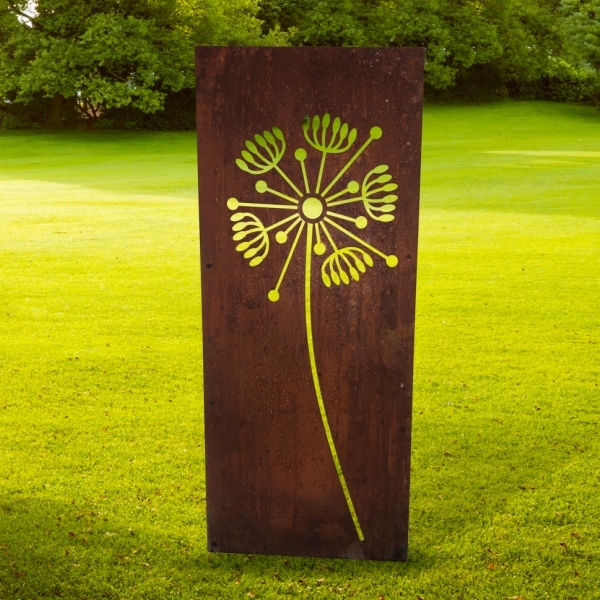 Dandelion Decorative Garden Screen