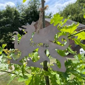 Welsh Dragon Hanging Art - Cymru
