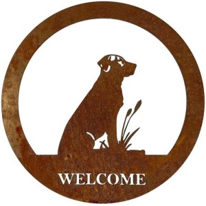 Labrador Welcome Wall Art
