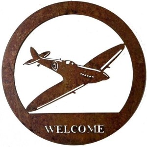 Spitfire Welcome Wall Art