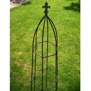 Gothic Obelisk with Fleur De Lys Finial