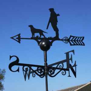 Man and Dog Weathervane