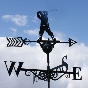 Golfer Weathervane