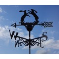 Boxing Hares Weathervane