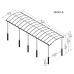 Palram Arcadia Alpine 10600 Extendable Carport