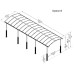 Palram Arcadia Alpine 10600 Extendable Carport