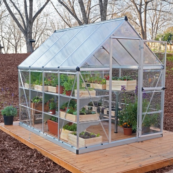Canopia 6 x 8 Silver Hybrid Greenhouse