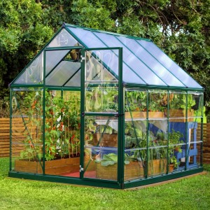 Canopia 6 x 8 Green Hybrid Greenhouse