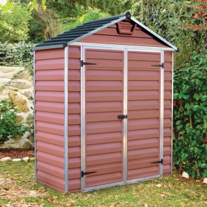 Palram Skylight 6 x 3 Plastic Shed - Amber