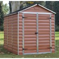 Palram Skylight 6 x 8 Plastic Shed - Amber