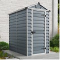 Palram Skylight 4 x 6 Plastic Shed - Grey