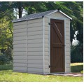 Palram Skylight 4 x 6 Plastic Shed - Tan