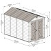 Palram Skylight 6 x 10 Plastic Shed - Tan