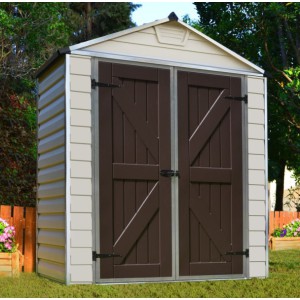 Palram Skylight 6 x 3 Plastic Shed - Tan