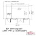 Elm 17 x 10 Log Cabin